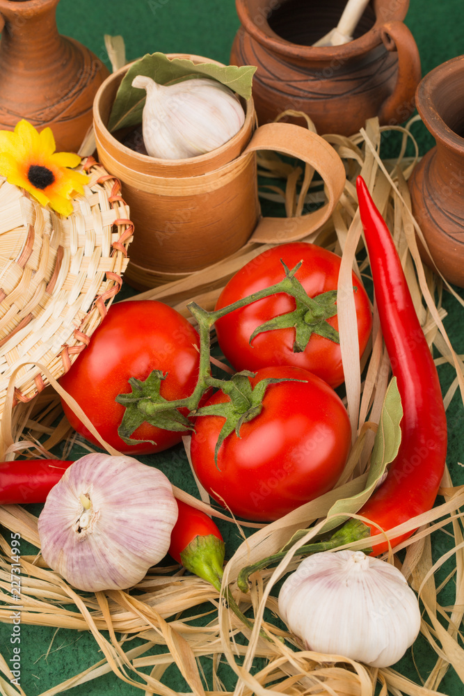 vegetarian still life of tomato vegetarian still life of tomato