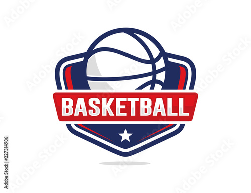 Basketball logo template