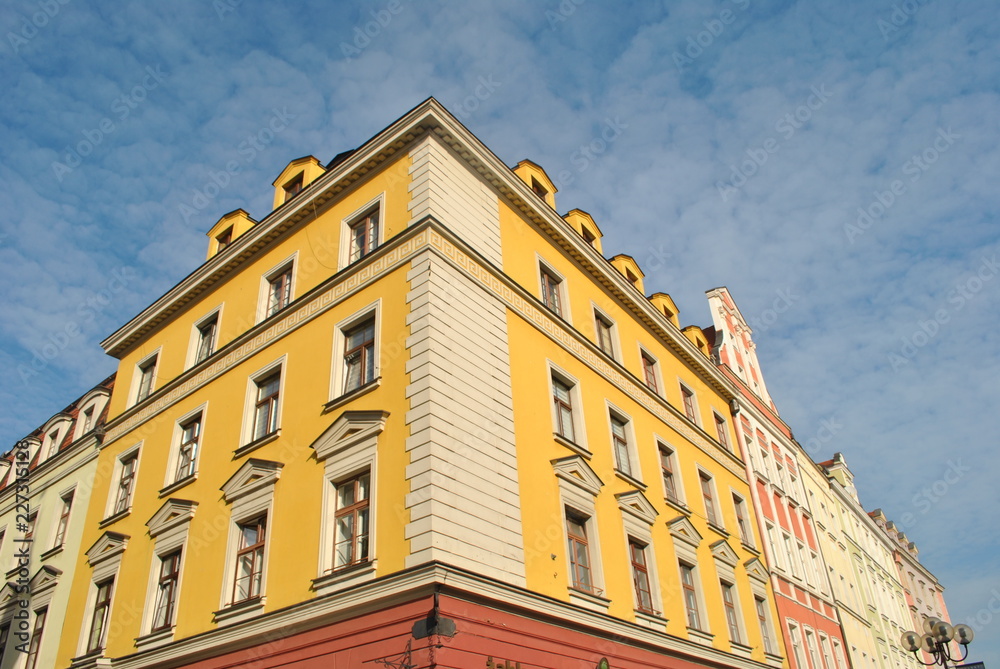 Obraz premium Zabytkowe kamienice