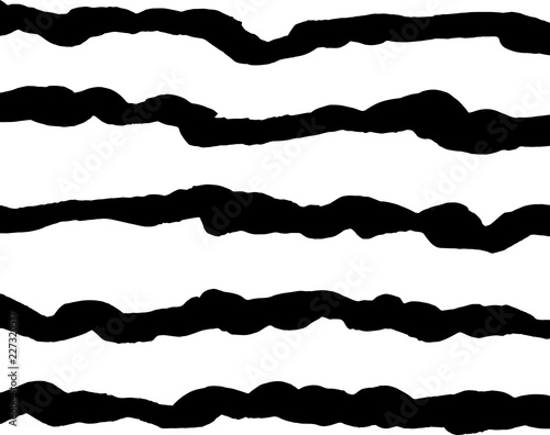 Brush pattern. Grunge background. Vector.