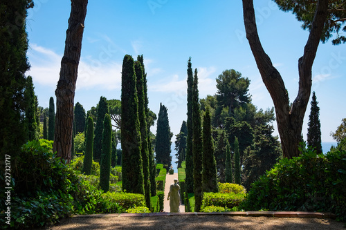 Santa Clotilde Gardens in Lloret de mar, Catalonia. photo