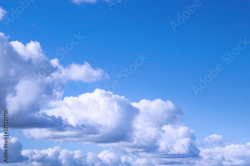 Clouds against blue sky. Blue sky and white clouds.