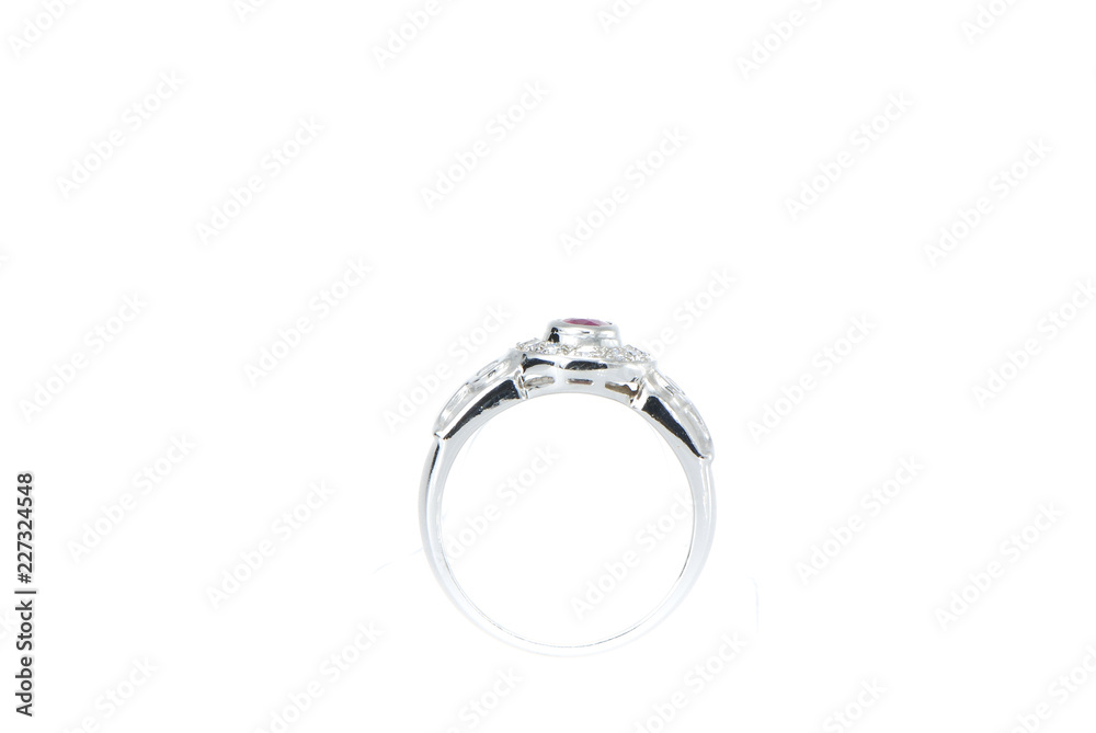 luxury jewelry on white background luxury jewelry on white background
