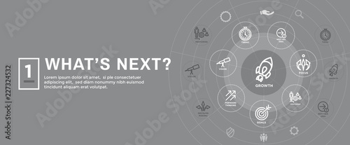 What's Next Header Web Banner showing the Next Big Idea