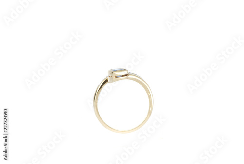 luxury jewelry on white background