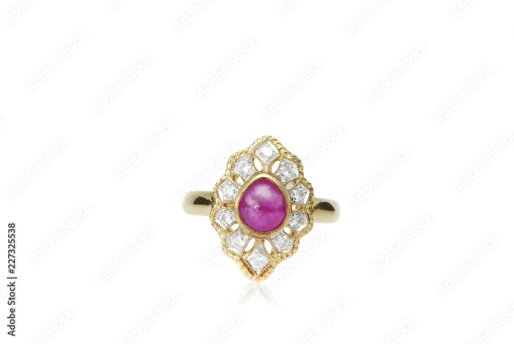 luxury jewelry on white background luxury jewelry on white background