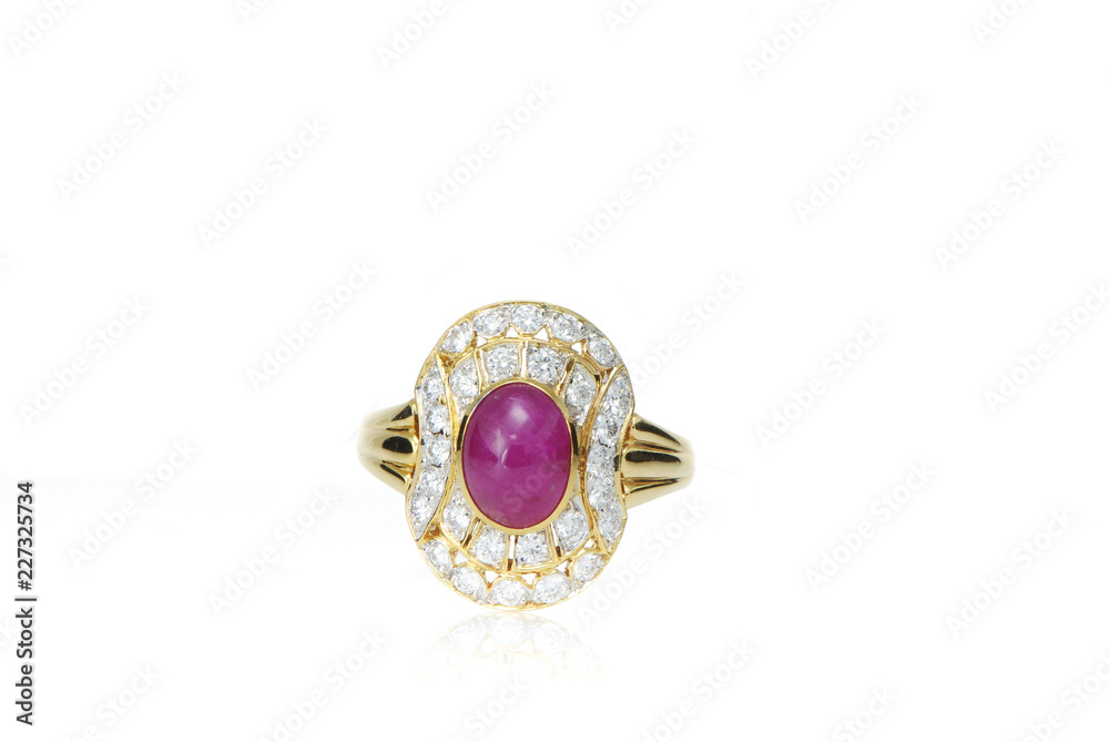 luxury jewelry on white background luxury jewelry on white background