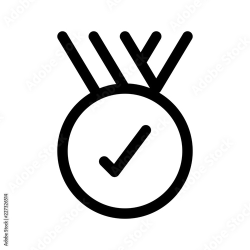 Check Award Honor Quality Premium Best vector icon