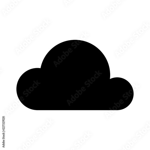 Cloud Server Technology Devices Equipment Automation Big Data vector icon
