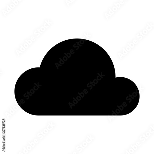 Cloud Server Technology Devices Equipment Automation Big Data vector icon
