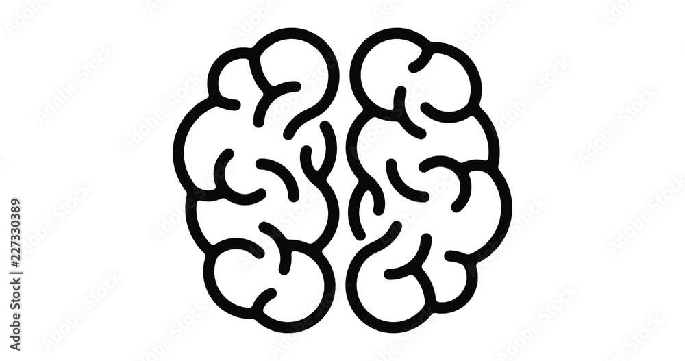 Neurology line icon motion graphic animation with alpha channel. Neurology line icon motion graphic animation with alpha channel.