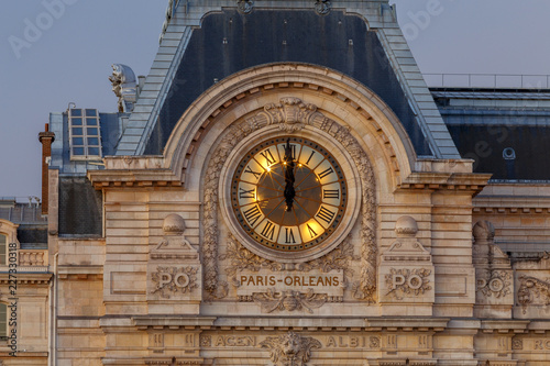 Paris. The clock on the tower.