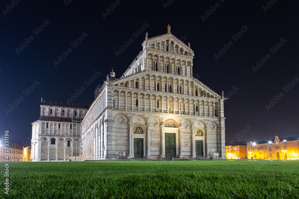 Pisa Cathedral at night. Long exposure.