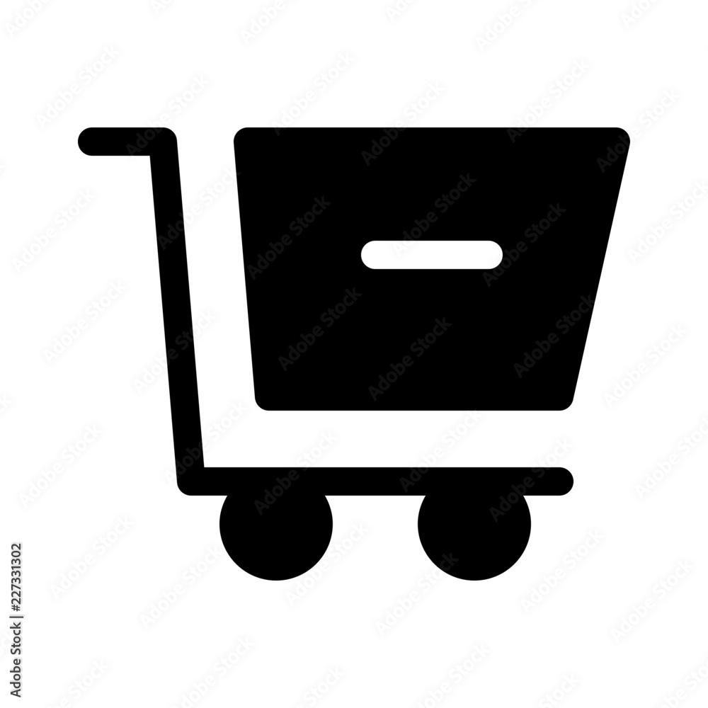 Cart Remove Commerce Market Shop Supermarket vector icon Cart Remove Commerce Market Shop Supermarket vector icon