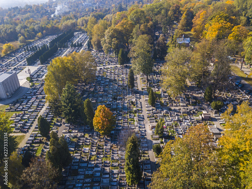 cemetery in Salwator, Krakow, Poland