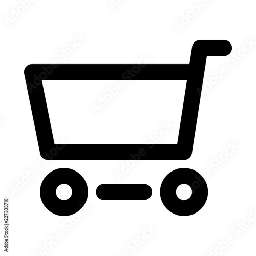 Cart Finance Money Cash Bank vector icon