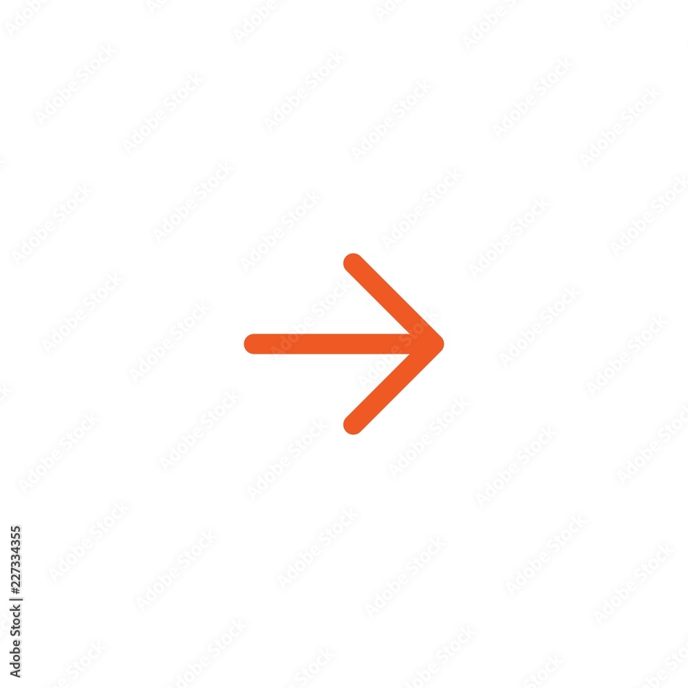 red thin right rounded arrow icon. Isolated on white. Continue icon. Next sign. red thin right rounded arrow icon. Isolated on white. Continue icon. Next sign.