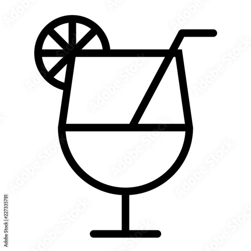 Cocktail Bar Restaurant Drink Club vector icon
