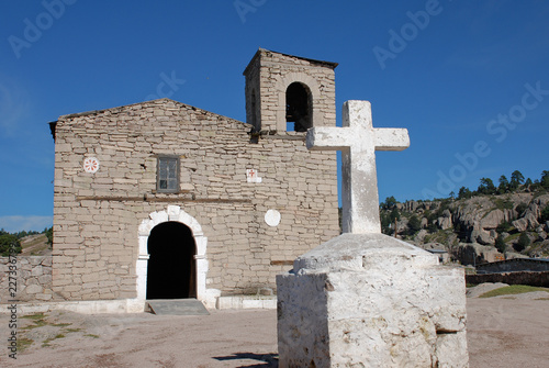 mission church for the rar  muri in barranca del cobre