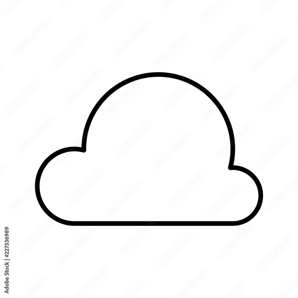 Cloud Server Hosting Service Data vector icon Cloud Server Hosting Service Data vector icon