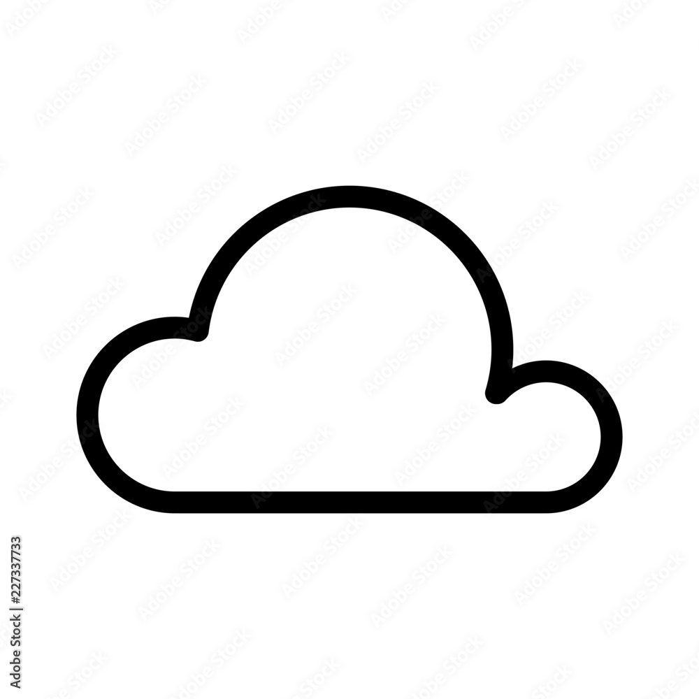Cloud Server Technology Devices Equipment Automation Big Data vector icon Cloud Server Technology Devices Equipment Automation Big Data vector icon