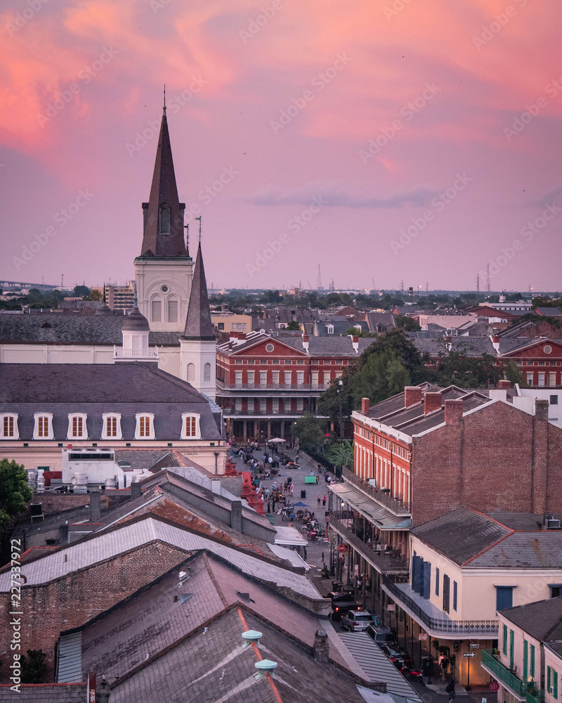 Naklejka premium New Orleans Sunset