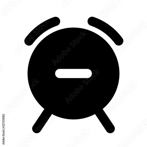 Clock Add Remove Bell Signal Alert vector icon