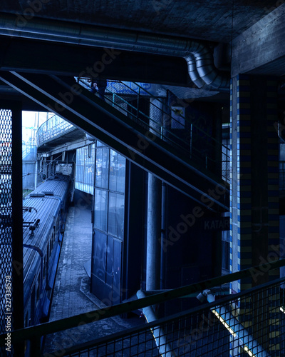 Photography slussen subway station stockholm sweden