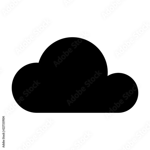 Cloud Interface UI UX Software App vector icon