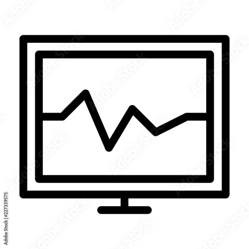 Cardiograph Medicine Hospital Medical Ambulance Healthcare vector icon