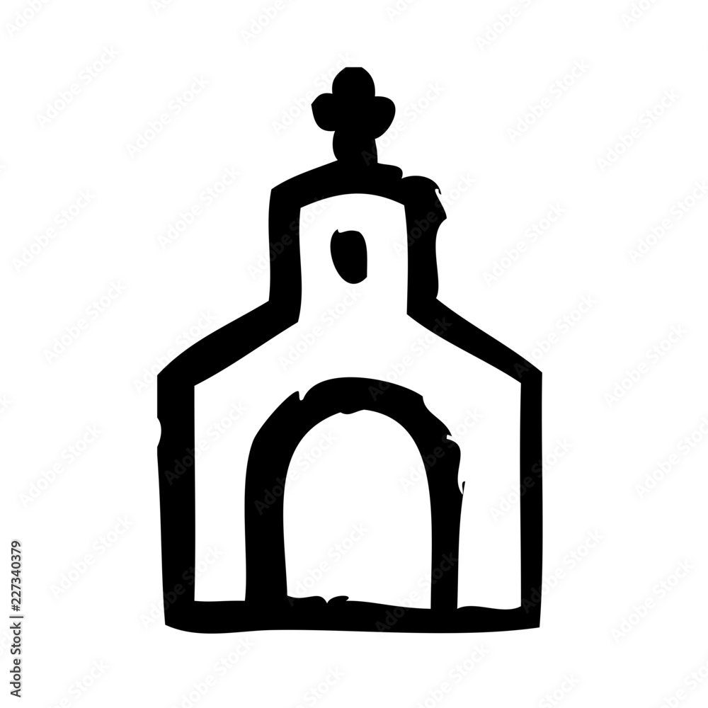 Church Love Wedding Valentines Day Engagement vector icon Church Love Wedding Valentines Day Engagement vector icon