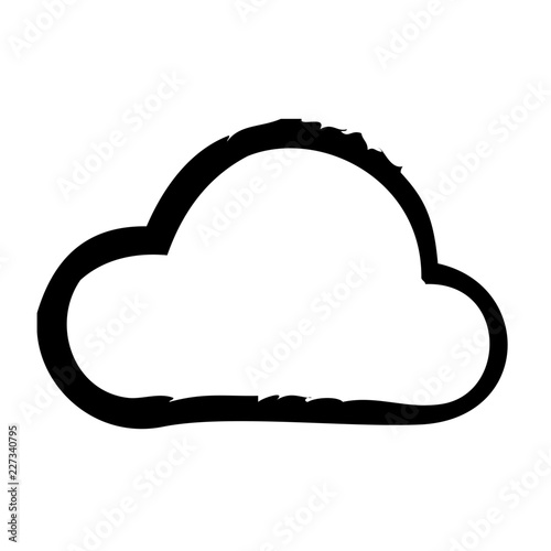 Cloud Computer Service IT Programming Hardware Webdesign vector icon