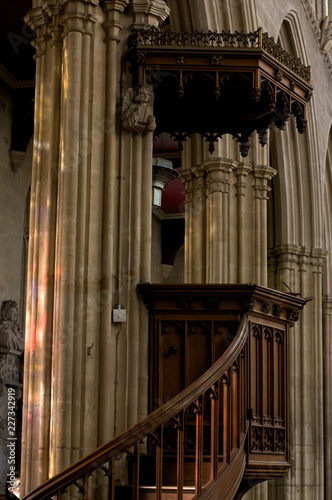 Old Pipe Organ in a Church