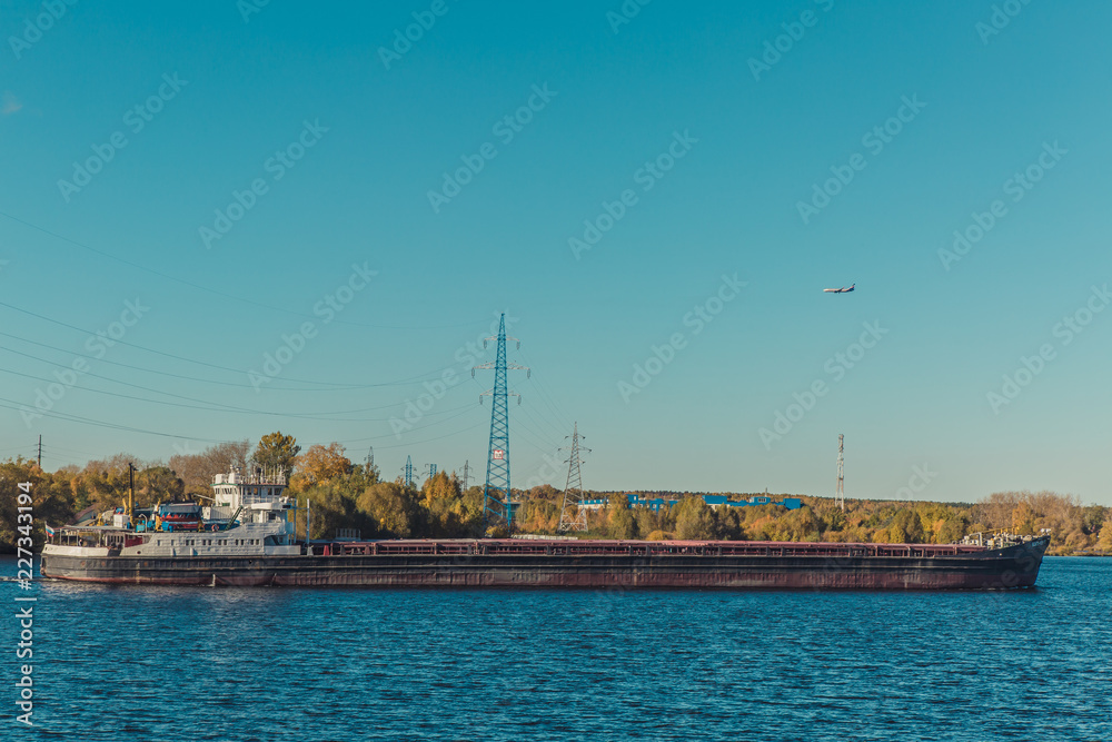 boat ship water plane boat ship water plane
