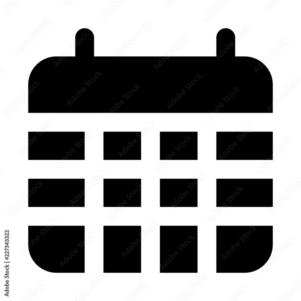 Calendar Month Time Watch Timer Countdown vector icon Calendar Month Time Watch Timer Countdown vector icon