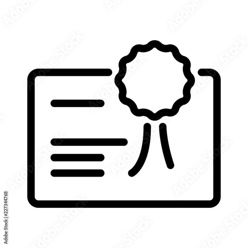 Certificate Ssl Security User Interface UI vector icon