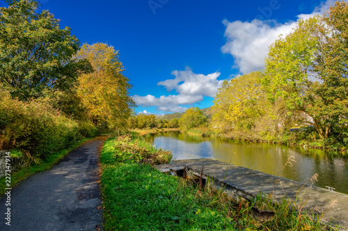 Autumn Colours on the Forth   Clyde Canal Scotland.