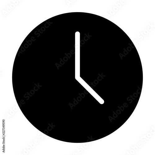 Clock Computer Interface User Program vector icon
