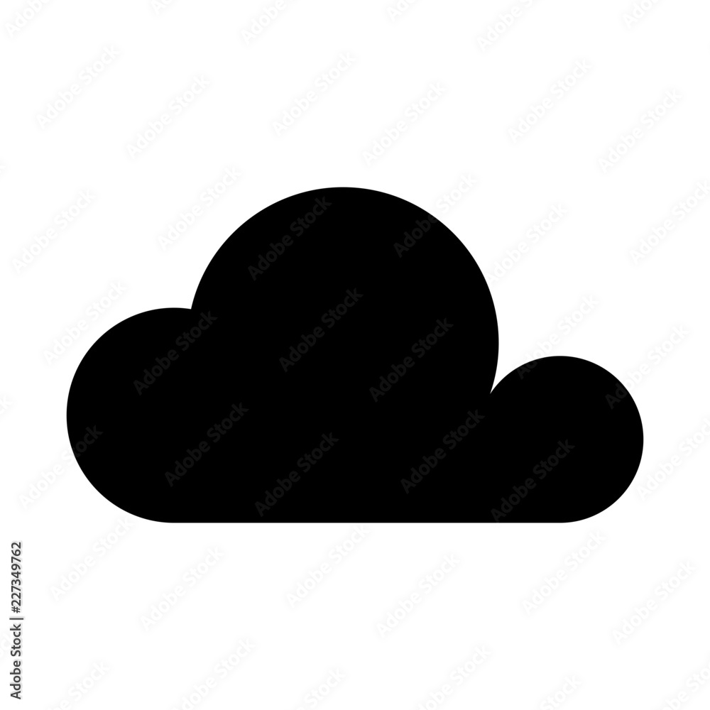 Cloud Interface UI UX Software App vector icon Cloud Interface UI UX Software App vector icon