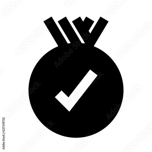 Check Award Honor Quality Premium Best vector icon