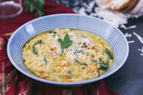 Pumpkin risotto