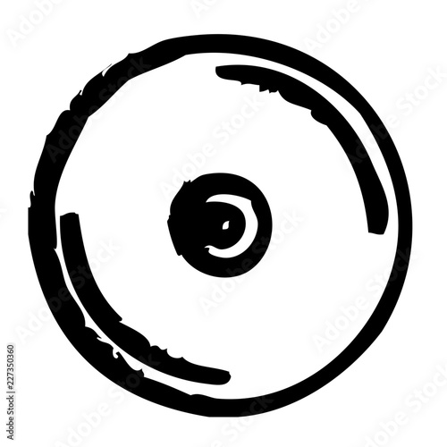 Compact Disc Music Sound Song Melody Tune vector icon