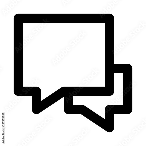 Comments Speech Communication Bubble Chat vector icon