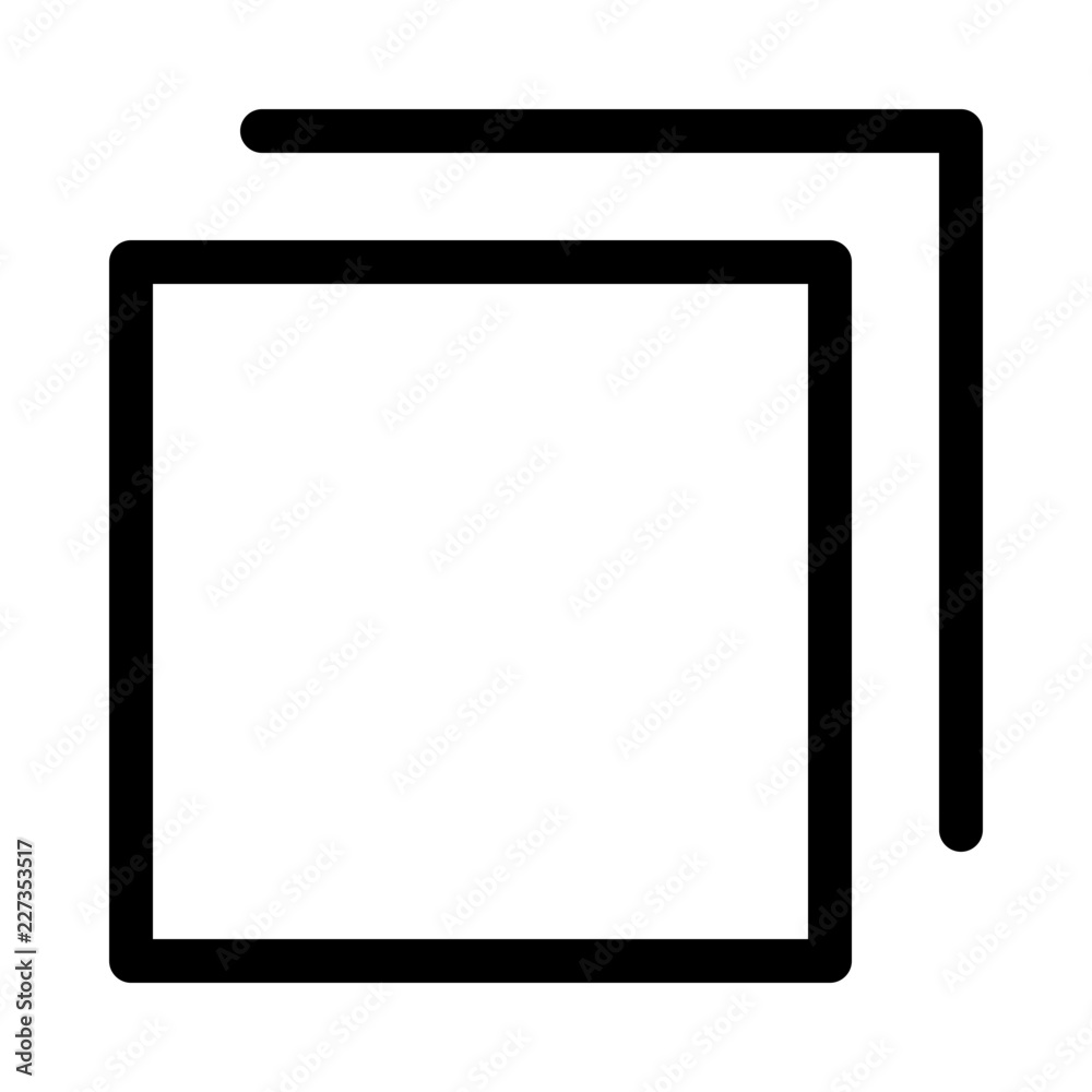 Copy Slides Layer Interface Gui Web vector icon Copy Slides Layer Interface Gui Web vector icon