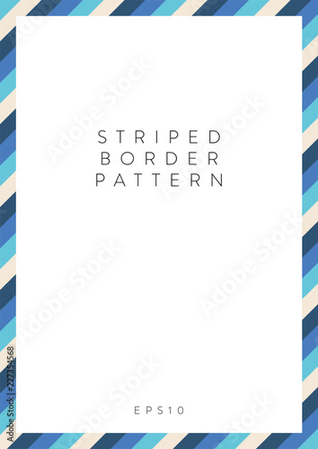 Invite template with a striped background