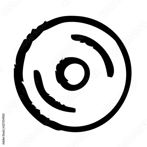 Compact Disc Electronics Devices Technology Products vector icon