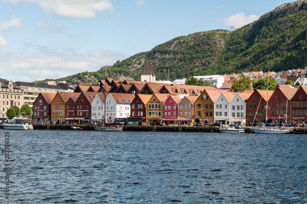 Fototapeta premium Historische Hansestadt Bergen