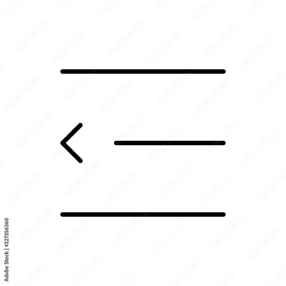 Dedent Text Editor Write Author Writer vector icon Dedent Text Editor Write Author Writer vector icon