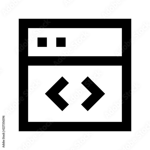 Coding School Education Learning University vector icon