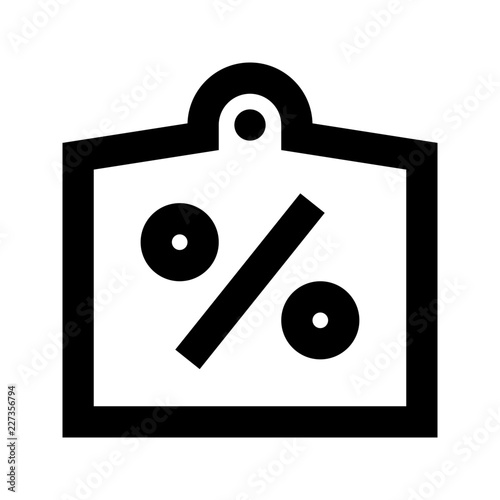 Discount Price Low Sale Percentage vector icon